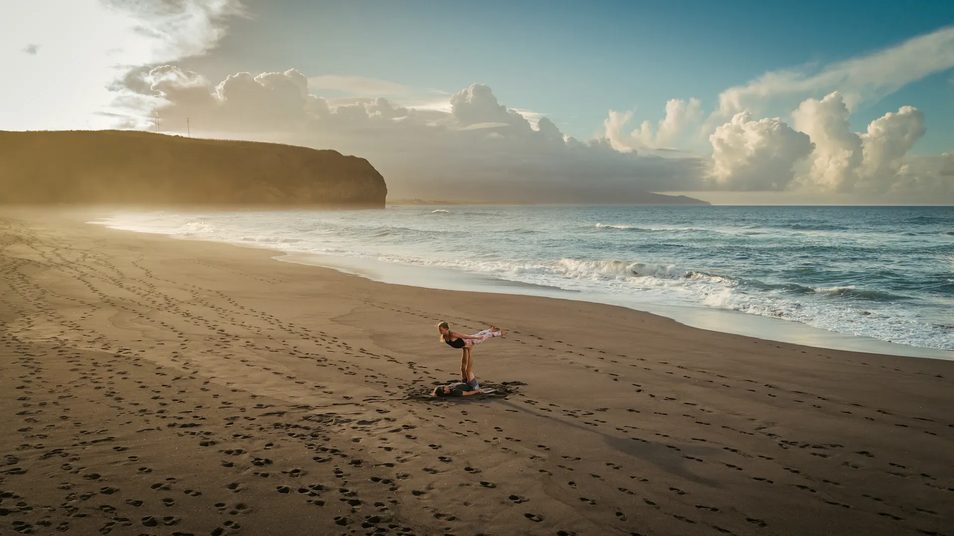 Acroyoga in São Miguel Island
