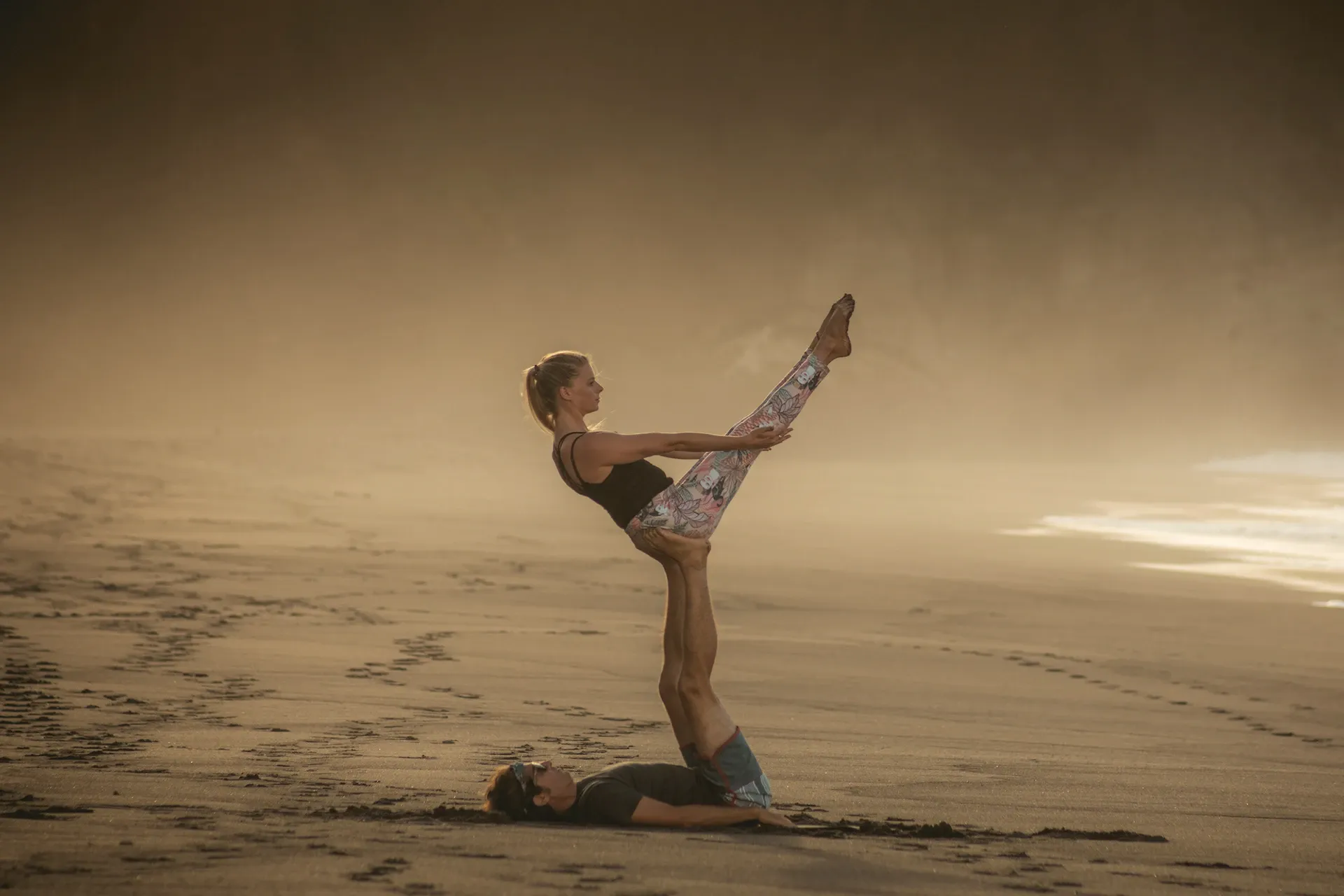 Acroyoga in São Miguel Island