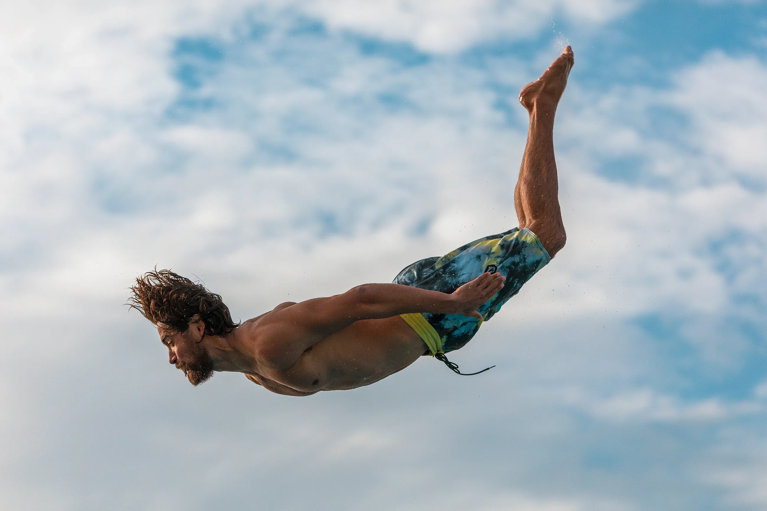 Embracing the fleeting moments when we’re unattached, weightless, and truly free. With Pepe.