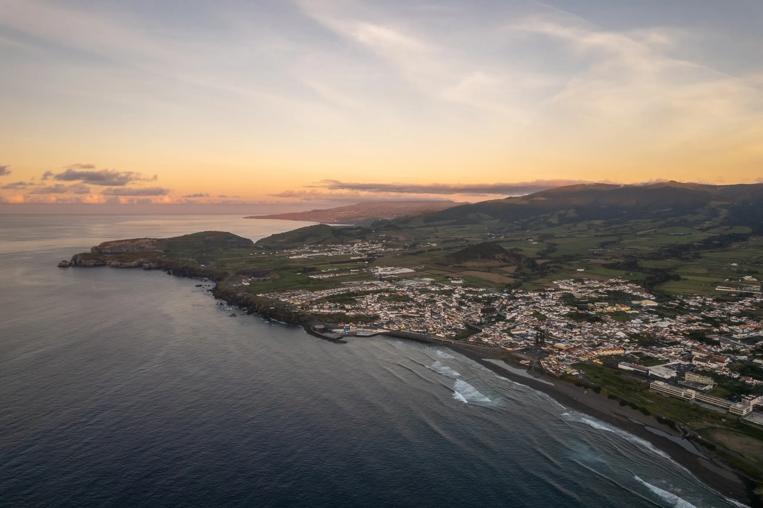 Ribeira Grande from the Sky
