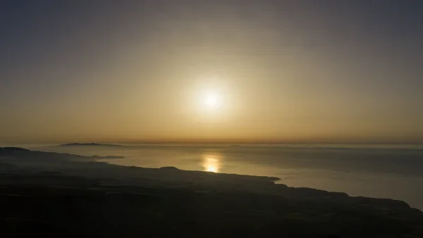 Sunset at Pico da Vara. The first of the year