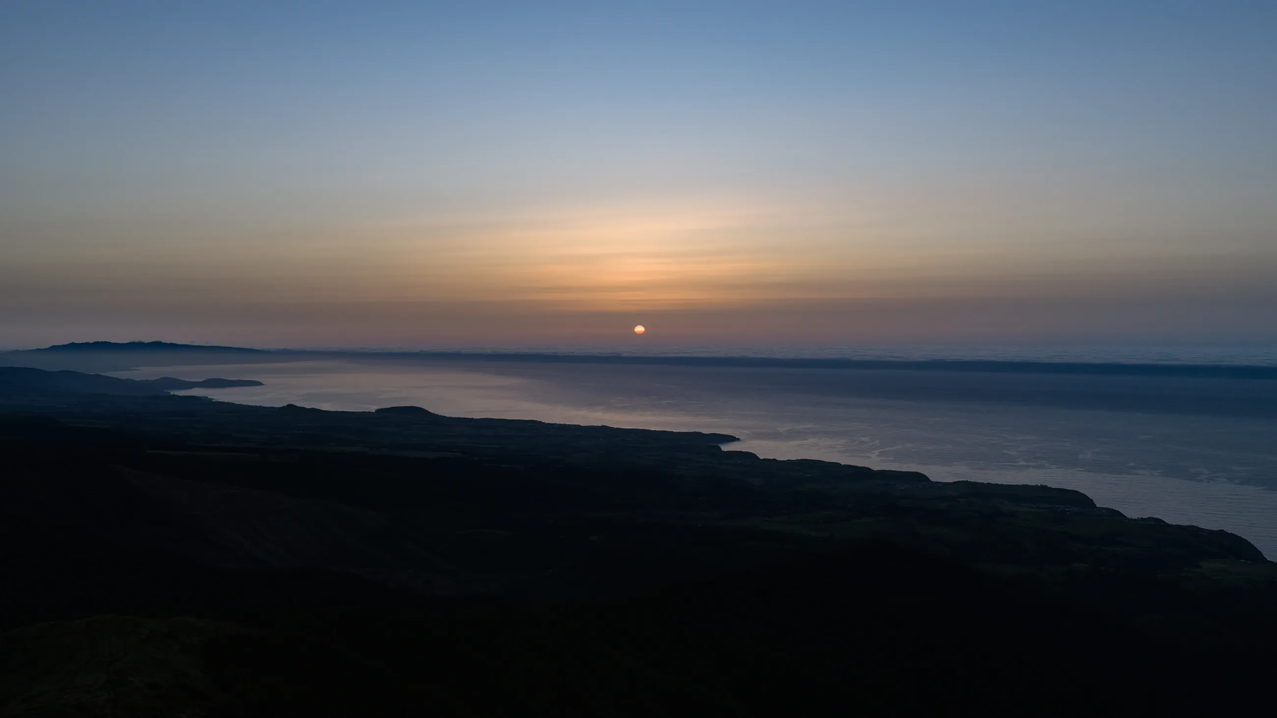 Sunset at Pico da Vara. The first of the year