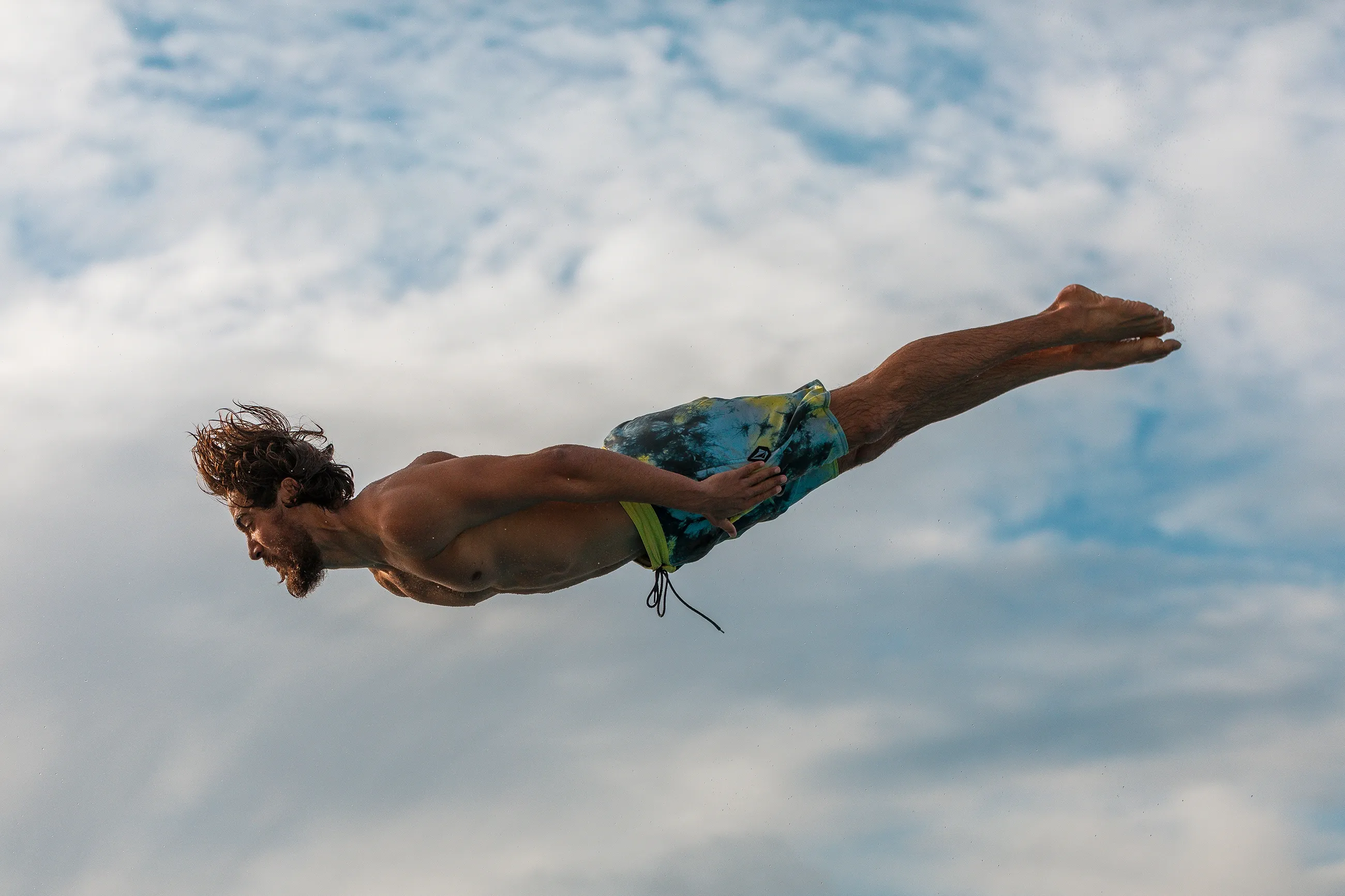 Embracing the fleeting moments when we’re unattached, weightless, and truly free. With Pepe.